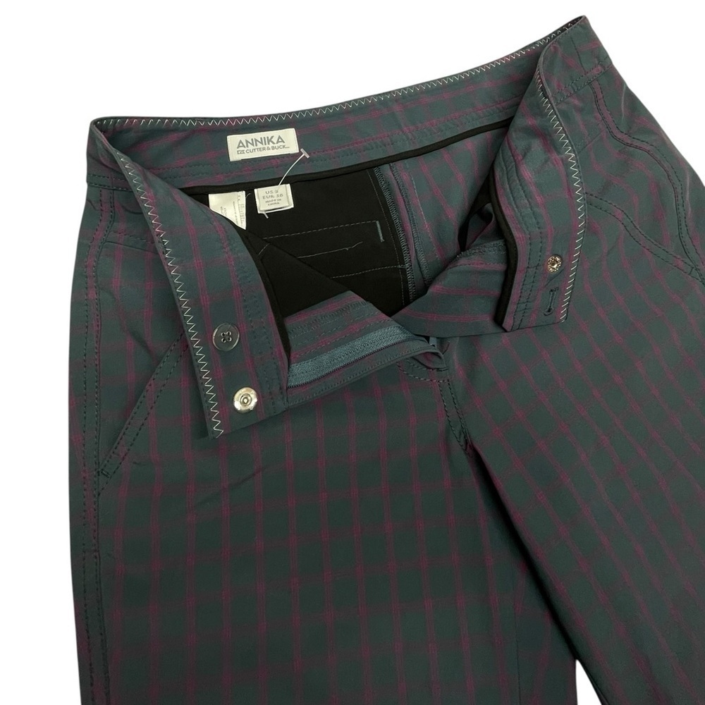 ANNIKA Cutter & Bucks Women's Plaid Shorts Size 6 Bermuda resort wear - Picture 5 of 10